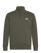 Half Zip Sweater Sl Tops Sweatshirts & Hoodies Sweatshirts Green Alpha...