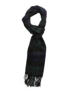 Barbour New Check Scar Accessories Scarves Winter Scarves Green Barbou...