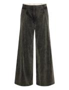 Ricardo - Contemporary Corduroy Bottoms Trousers Wide Leg Black Day Bi...