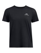 Ua Rush Energy Ss 2.0 Sport T-shirts & Tops Short-sleeved Black Under ...