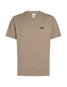 Cotton Comfort Fit T-Shirt Tops T-Kortærmet Skjorte Beige Calvin Klein