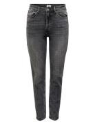 Onlemily Stretch Hw St Ak Dnm Cro614Noos Bottoms Jeans Straight-regula...