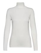 Slhanadi Rollneck Ls Tops T-shirts & Tops Long-sleeved White Soaked In...