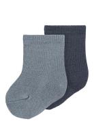 Nbmwakta Wo/Vi 2P Sock Sokker Strømper Blue Name It