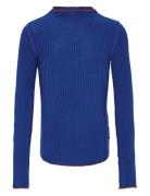 Ruya Tops T-shirts Long-sleeved T-Skjorte Blue Molo