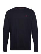 Uspa T-Shirt Ls Brolin Men Tops T-Langærmet Skjorte Black U.S. Polo As...