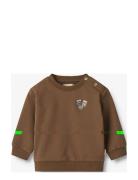 Sweatshirt Carlo Tops Sweatshirts & Hoodies Sweatshirts Brown Wheat