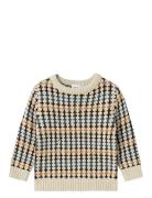 Nmmopalse Ls Knit Tops Knitwear Pullovers Multi/patterned Name It