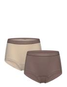 Nkfhipster 2P Peyote Noos Night & Underwear Underwear Panties Beige Na...