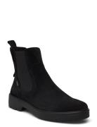 Mystic Shoes Boots Ankle Boots Ankle Boots Flat Heel Black Legero