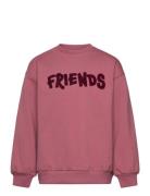 Sweatshirt Ls Tops Sweatshirts & Hoodies Sweatshirts Pink Minymo