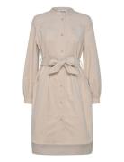 Slhelle Dress Kort Kjole Beige Soaked In Luxury