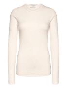 Bs Margrethe Regular Fit Top Tops Shirts Long-sleeved Cream Bruun & St...