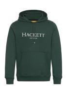 Heritage Hoody Tops Sweatshirts & Hoodies Hoodies Green Hackett London