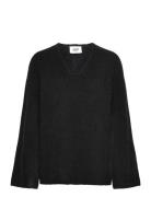 Nessia Knitted Sweater Tops Knitwear Jumpers Black Twist & Tango