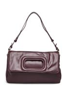 Esme Soft Structure Bags Small Shoulder Bags-crossbody Bags Burgundy H...