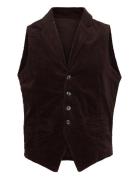 Corduroy Waistcoat Habitvest Brown Lindbergh