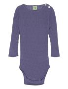 Baby Pointelle Body Tops Knitwear Cardigans Blue FUB