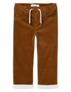 Nmmben Regular Cord Wl Pant 5805-Yt O Bottoms Trousers Brown Name It