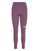 W Movmynt 7/8 Tight Sport Running-training Tights Purple The North Fac...