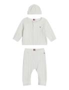 Tommy Sweater Set Giftpack Sets Sweatsuits White Tommy Hilfiger