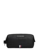 Th Business Pu Washbag Toilettaske Black Tommy Hilfiger