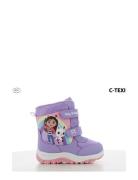 Gabby's Dolhouse Snowboot Vinterstøvler Med Burrebånd Purple Gabby's D...