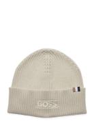 Magico_R_Hat Accessories Headwear Beanies Beige BOSS