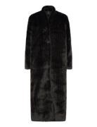 Furrybbcasala Coat Outerwear Faux Fur Brown Bruuns Bazaar