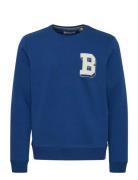 Sweatshirt Tops Sweatshirts & Hoodies Sweatshirts Blue Blend