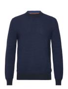 Amercury Tops Knitwear Round Necks Navy BOSS