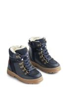 Winterboot Toni Hiker Tex Vinterstøvler Med Snøre Navy Wheat