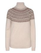 Frisabella Pu 3 Tops Knitwear Turtleneck Cream Fransa