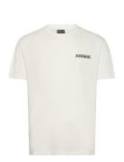 Linth Short Sleeve T-Shirt Tops T-Kortærmet Skjorte White Napapijri