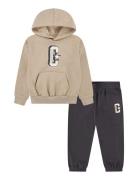 Converse C Star Fleece Pullover And Joggers Set Sets Tracksuits Beige ...