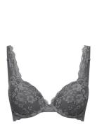 Bra Malva Iris Lingerie Bras & Tops Push Up Bras Grey Lindex