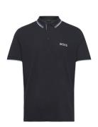 Paddy Pro Sport Polos Short-sleeved Black BOSS