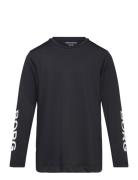 Borg Long Sleeve T-Shirt Tops T-shirts Long-sleeved T-Skjorte Black Bj...