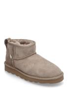 Rhbrisbane Shearling Short Boots Shoes Wintershoes Beige Rosemunde