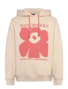 Luuppi Ii Unikko Placement Tops Sweatshirts & Hoodies Hoodies Beige Ma...