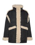 Dorothy Coat Outerwear Faux Fur Black Stand Studio