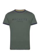 Heritage Classic Tee Tops T-Kortærmet Skjorte Khaki Green Hackett Lond...