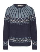 Frisabella Pu 4 Tops Knitwear Jumpers Blue Fransa