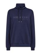 Sc-Banu Tops Sweatshirts & Hoodies Sweatshirts Blue Soyaconcept