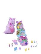 Mama And Joey Kangaroo Purse Compact Playset With 2 Micro Dolls And Ac...