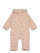 Wholesuit W. Lining Outerwear Fleece Outerwear Fleece Suits Beige Fixo...