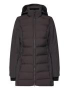 Woman Parka Light Hybrid Softshell Foret Jakke Brown CMP