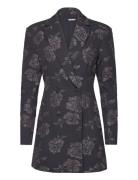 3D Flower Blazer Dress Kort Kjole Grey ROTATE Birger Christensen