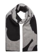 Sävellys Unikko Accessories Scarves Winter Scarves Grey Marimekko