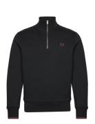 Half Zip Sweatshirt Tops Sweatshirts & Hoodies Sweatshirts Black Fred ...